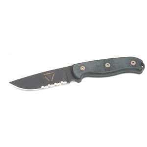  Ontario Tak 1 D2 Steel Serrated Knife,TAK 1 D2 Randalls 