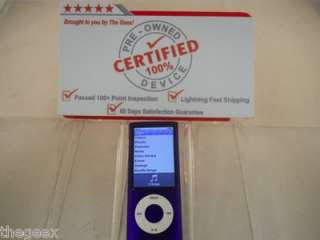 PURPLE★ Apple iPod Nano 5th Gen 8GB A1320 MP3 Player ★GOOD 
