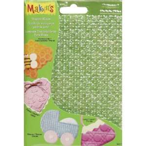  MakinS M380 3 Makins Clay Texture Sheets 7 X5 1/2 4/Pkg 