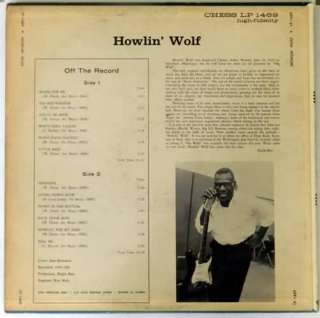 HOWLIN WOLF Chess LP 1469 Original Black Label Mono Blues Muddy Waters 