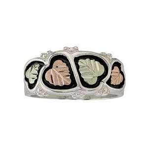 Black Hills Silver Antiqued Womans Wedding Ring from Coleman   Size 