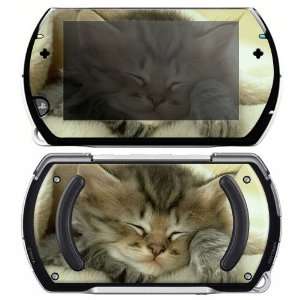 Animal Sleeping Kitty Decorative Protector Skin Decal Sticker for Sony 
