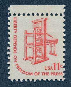 US 1593 Mint NH VF 11 Cent Printing Press Single  