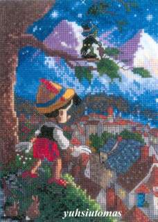 Kinkade Kit   Disney Pinocchio Wishes Upon A Star  
