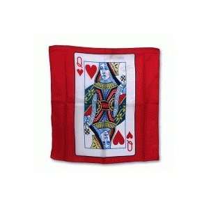  18 inch Queen of Heart Card Silk by Magic by Gosh: Toys 