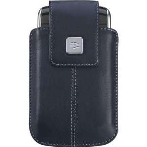 New Blackberry Blue Leather Case Swivel Belt Clip For Storm 9500 9530 