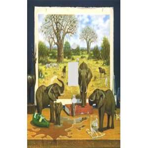  Elephants Outward Bound Decorative Switchplate Cover: Home 