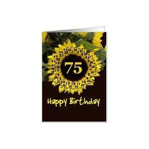  75 Years Old Birthday Card Toys & Games