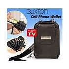 Buxton Cell Phone Wallet GENUINE LEATHER as seen on TV
