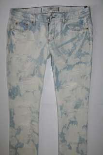 NWT Abercrombie Destroyed BLEACHED Women JEANS Size 8  