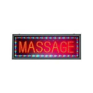  Massage Chasing Flashing LED Sign 10.5 x 28.5: Home 