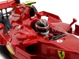   Ferrari 200th GP Win F1 Kimi 1/18 07 10 07 die cast car by HotWheels