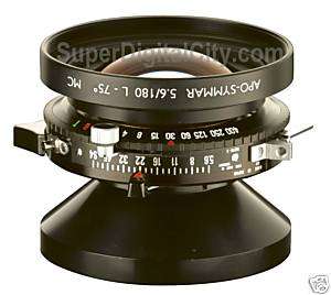 Schneider 180mm f/5.6 APO Symmar L Lens with Copal #1  