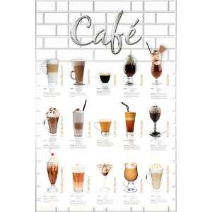   General Posters Cafe   Collection   35.7x23.8 inches