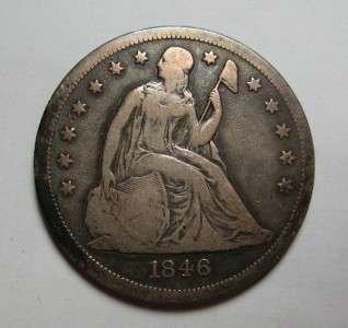 1846 O Seated Liberty Dollar *Original VG* Tough  