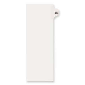  Avery Individual Side Tab Legal Exhibit Dividers AVE82496 
