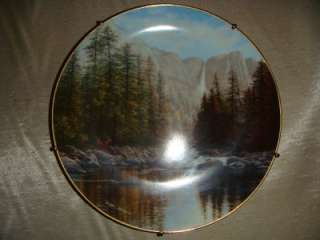 Yosemite Falls Harry Johnson Collectors Plate 1988  