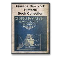 Queens New York NY History Culture Family Tree Genealogy 19 Book Set 