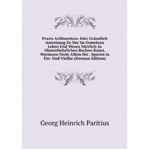   in Ein  Und Vielfac (German Edition) Georg Heinrich Paritius Books