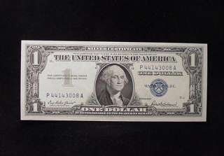 Series 1957 $1 Blue Seal Silver Certificate Crisp Uncirculated  