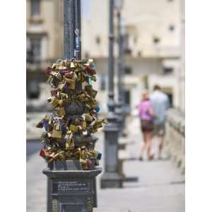 Love Safety Locks, SantOronzo Square, Lecce, Lecce Province, Puglia 