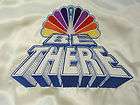 VTG 90s NBC Be There Snap Jacket Hip Hop SHINY White Nylon Satin 
