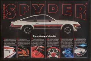 1980 Chevy Monza Spyder car photo print ad  