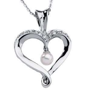  Heart and Soul™ Pendant & Chain/Sterling Silver: Jewelry