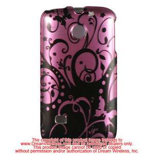 Huawei Ascend 2 M865 Black Swirl Hard Case Phone Cover  