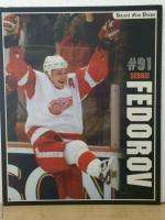1996 DETROIT RED WINGS #91 SERGEI FEDOROV POSTER   NEW  