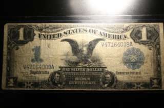 AUTHENTIC 1899 SILVER CERTIFICATE $1 BILL NOTE #020  