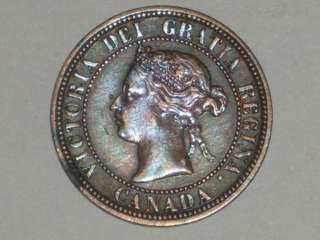 1876 H CANADIAN LARGE CENT.. COIN LOOKS ALMOST UNCIRCULATED TO ME 