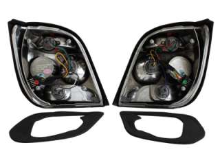 Ford Fiesta MK3 Design Tail Lights black  