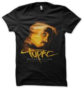 TUPAC SAKUR 2PAC American Rapper T Shirt Black S 2XL  