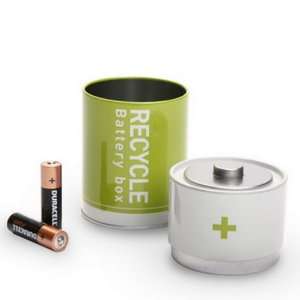   Recycle Battery Tin Box Used Batteries Waste Disposal
