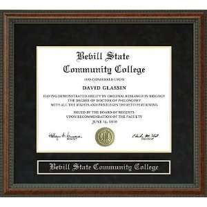  Bevill State Community College (BSCC) Diploma Frame 