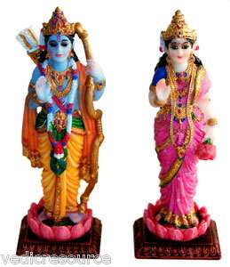 SITA RAMA Hanuman India Hindu God STATUE Murti B254  