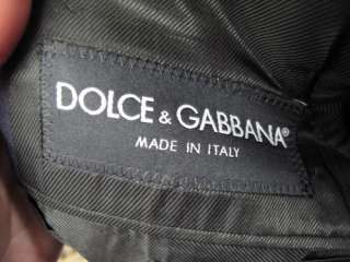 Mens Dolce & Gabbana Blue Pinstripe Wool Jacket sz 50  