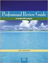Professional Review Guide for RHIA and RHIT with CD ROM 2005 Edition 