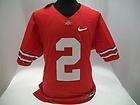 AUTHENTIC NIKE FOOTBALL Sewn Jersey THE OHIO STATE UNIVERSITY RED #2 
