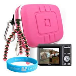  Camera Magenta Zip Case for Canon Powershot A1100 IS A2100 