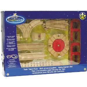  Imaginarium Wooden Deluxe Train Track Pack: Toys & Games