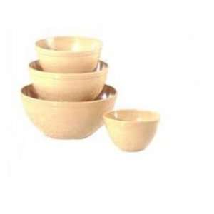  Agatitzed Wood 4 Piece Mixing Bowl Set: Kitchen & Dining