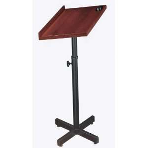  Wood Veneer Adjustable Lectern Stand: Office Products