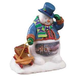  Winter Wonderland Snowman Figurine: Home & Kitchen