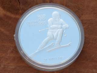 1988 Winter Olympics Silver Proof 8 Coin Set  