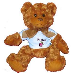  Pilates Princess Plush Teddy Bear with BLUE T Shirt: Toys 
