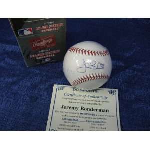  Jeremy Bonderman Autographed Baseball With COA Detroit 