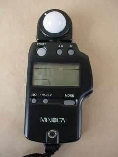 Minolta IVF w/Spot Meter Best Professional Digital Exposure Meter NICE 