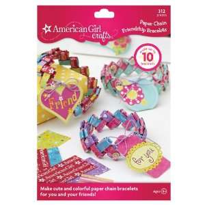 Lets Party By American Girl Crafts   Paper Chain Friendship Bracelets 